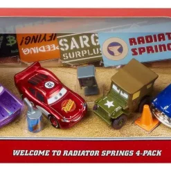 Best reviews of ✔️ Disney / Pixar Cars Cars 3 Welcome to Radiator Springs Exclusive Diecast Car 4-Pack [Lightning McQueen, Doc Hudson, Ramone & Sarge] 😀