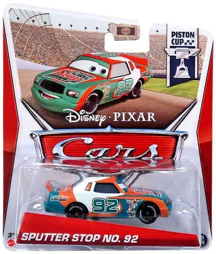 Budget π Disney / Pixar Cars Series 3 Sputter Stop No. 92 Diecast Car β€οΈ 1 Budget π Disney / Pixar Cars Series 3 Sputter Stop No. 92 Diecast Car β€οΈ