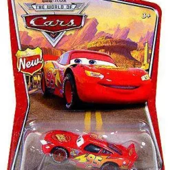 Deals ⭐ Disney / Pixar Cars The World of Cars Series 1 Tar Lightning McQueen Diecast Car 👍
