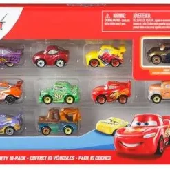 Flash Sale 👏 Disney / Pixar Cars Die Cast Mini Racers VARIETY 10-Pack [2019] 🌟