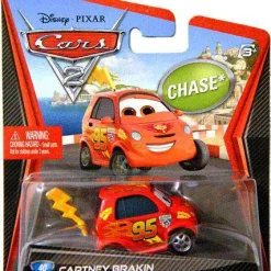 Deals ✔️ Disney / Pixar Cars Cars 2 Main Series Cartney Brakin Diecast Car 💯