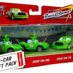 Hot Sale 🎁 Disney / Pixar Cars The World of Cars Multi-Packs Chick Hicks 3-Car Gift Pack Diecast Car Set 🌟