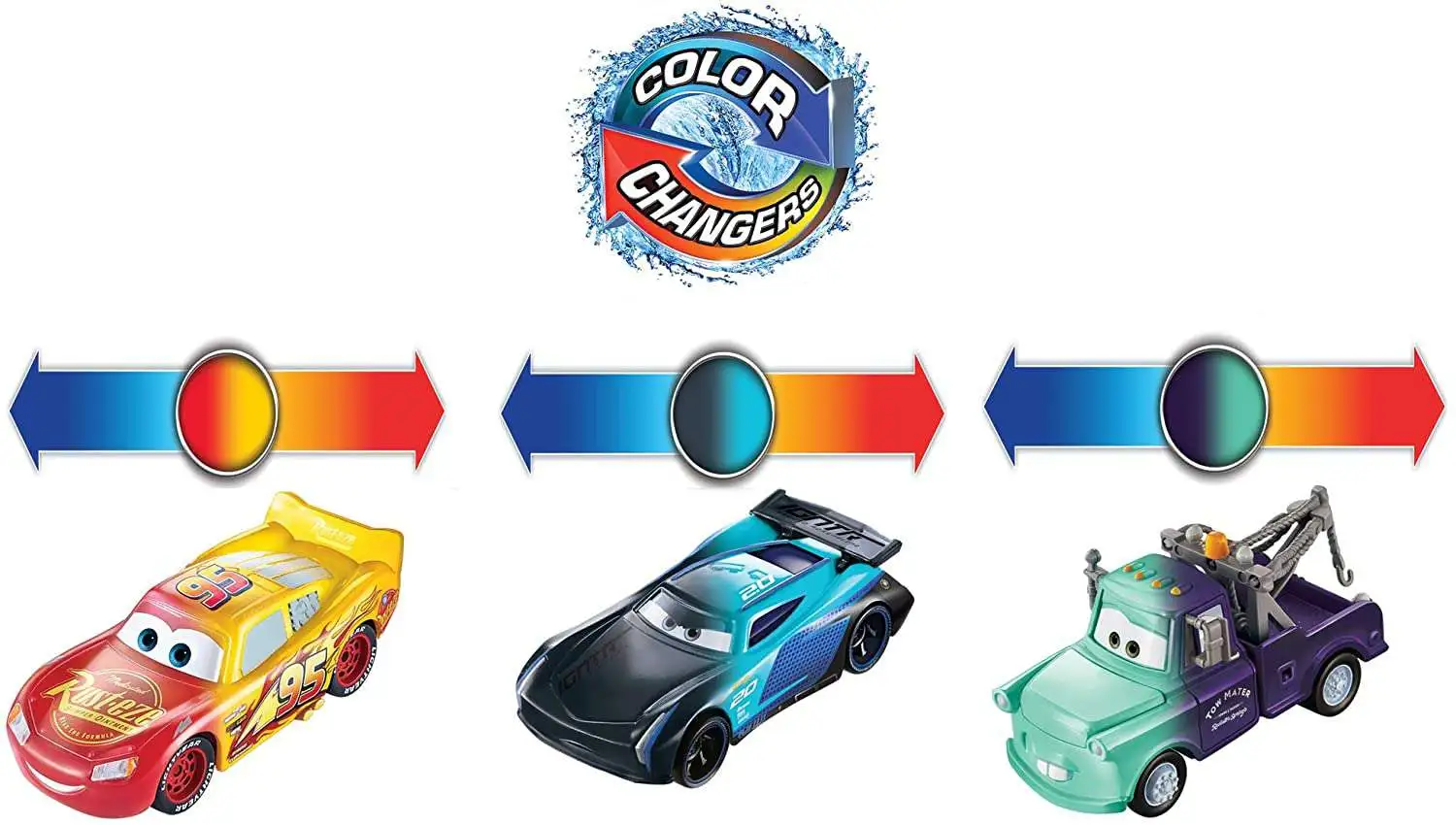 Top 10 π― Disney / Pixar Cars Color Changers Lightning McQueen, Mater & Jackson Storm Diecast Car 3-Pack π₯° 2 Top 10 π― Disney / Pixar Cars Color Changers Lightning McQueen, Mater & Jackson Storm Diecast Car 3-Pack π₯° - Image 2