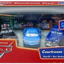 Flash Sale 😍 Disney / Pixar Cars Supercharged Courtroom Crew Diecast Car Set ✨