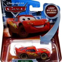 Coupon 😍 Disney / Pixar Cars Lenticular Eyes Series 2 Dirt Track Lightning McQueen Diecast Car 😍