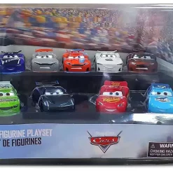 Top 10 🤩 Disney / Pixar Cars Cars Exclusive 9-Piece PVC Figure Deluxe Play Set [Includes JP Drive (Apple Car), Damaged Package] 💯