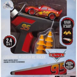 Cheapest 🔔 Disney / Pixar Cars Lightning McQueen RC Racer Exclusive Remote Control Car Set [2.4 GHZ] 😉