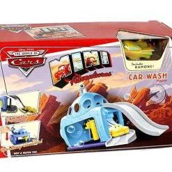 Best Sale 😍 Disney / Pixar Cars The World of Cars Mini Adventures Submarine Car Wash Pocket Playset ⌛