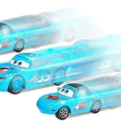 Best reviews of 🔔 Disney / Pixar Cars Cars 3 Pull 'N' Race Dinoco Dream Exclusive Vehicle [Lightning McQueen, Tia & Mia] 👏 -Disney Cars Shop dispullbkdinocodream inset3