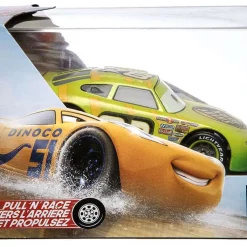 Deals 🎉 Disney / Pixar Cars Cars 3 Pull 'N' Race Darren Leadfoot Exclusive Diecast Car 😉