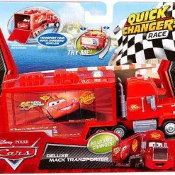 Best Sale 😉 Disney / Pixar Cars Cars 2 Quick Changers Race Deluxe Mack Transporter Diecast Car ❤️