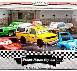 Outlet 🔔 Disney / Pixar Cars 1:48 Deluxe Sets Deluxe Piston Cup Exclusive Diecast Car Set 🥰