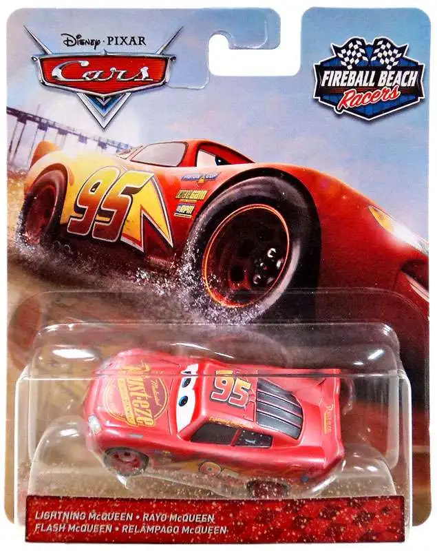 New π Disney / Pixar Cars Cars 3 Fireball Beach Racers Lightning McQueen Diecast Car 𧨠1 New π Disney / Pixar Cars Cars 3 Fireball Beach Racers Lightning McQueen Diecast Car π§¨