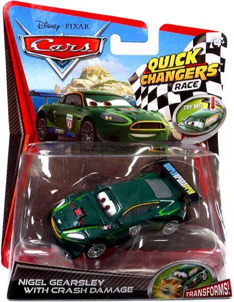Flash Sale π Disney / Pixar Cars Cars 2 Quick Changers Race Nigel Gearsley with Crash Damage Diecast Car π― 1 Flash Sale π Disney / Pixar Cars Cars 2 Quick Changers Race Nigel Gearsley with Crash Damage Diecast Car π―