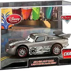 Best reviews of 👏 Disney / Pixar Cars 1:43 Collectors Case Silver Hot Rod Lightning McQueen Exclusive Diecast Car 🤩
