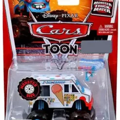 New 😍 Disney / Pixar Cars Cars Toon Deluxe Oversized I-Screamer Exclusive Diecast Car ✔️