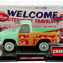 Deals 🌟 Disney / Pixar Cars 1:43 Collectors Case John Lassetire Exclusive Diecast Car [Chase Edition, Damaged Package] 😀