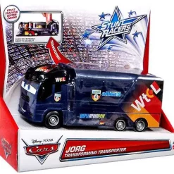 Top 10 👍 Disney / Pixar Cars Stunt Racers Jorg Transforming Transporter Plastic Car [Loose] ✨
