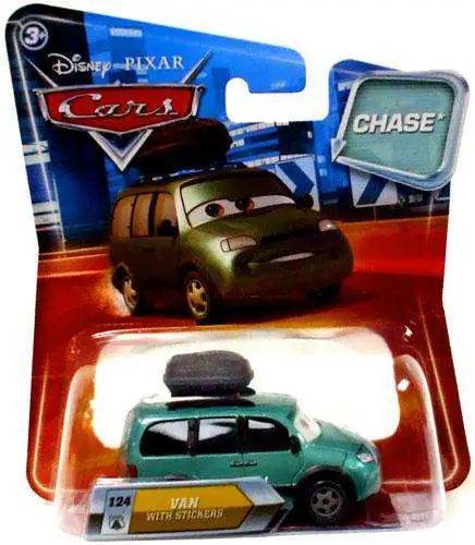 Brand new ❤️ Disney / Pixar Cars Lenticular Eyes Series 2 Van with Stickers Diecast Car ✨ 1 Brand new ❤️ Disney / Pixar Cars Lenticular Eyes Series 2 Van with Stickers Diecast Car ✨