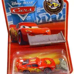 New 👏 Disney / Pixar Cars Final Lap Collection Lightning McQueen With Shovel Exclusive Diecast Car [Loose] 👏