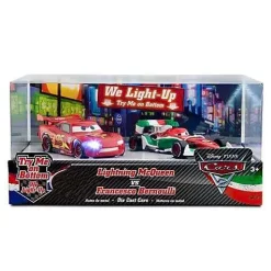 Top 10 🛒 Disney / Pixar Cars Cars 2 Light Up Lightning McQueen vs. Francesco Bernoulli Exclusive Diecast Car Set [Loose] 🛒