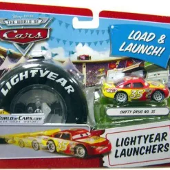 Budget 🎁 Disney / Pixar Cars The World of Cars Lightyear Launchers Shifty Drug No. 35 Diecast Car [With Launcher] 👏