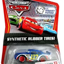 Best deal π― Disney / Pixar Cars The World of Cars Synthetic Rubber Tires Lil' Torquey Pistons No. 117 Exclusive Diecast Car π