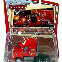 Best Sale ✔️ Disney / Pixar Cars The World of Cars Deluxe Oversized Mack Truck Semi Diecast Car #3 [RANDOM Package] ❤️