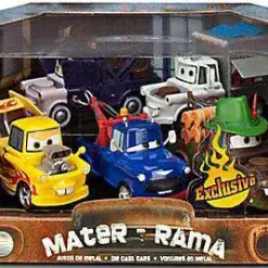 Outlet 🔥 Disney / Pixar Cars Cars 2 1:43 Multi-Packs Mater-Rama Exclusive Diecast Car Set [Damaged Package] ✔️