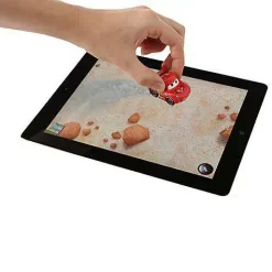 Budget 👍 Disney / Pixar Cars Cars 2 Lightning McQueen AppMates Plastic Car 😉 -Disney Cars Shop mcqueenappmate inset3