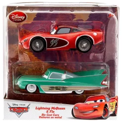 Flash Sale 🔥 Disney / Pixar Cars Lightning McQueen & Flo Exclusive Diecast Car 2-Pack 🤩