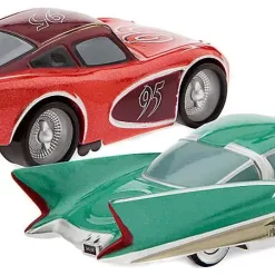 Flash Sale 🔥 Disney / Pixar Cars Lightning McQueen & Flo Exclusive Diecast Car 2-Pack 🤩 -Disney Cars Shop mcqueenfloex inset2