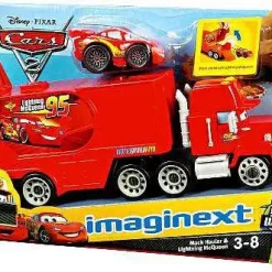 Coupon 👏 Fisher Price Disney / Pixar Cars Imaginext Cars 2 Mack Hauler & Lightning McQueen Exclusive Playset ❤️
