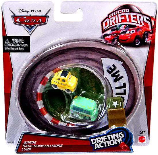 Best deal π Disney / Pixar Cars Micro Drifters Sarge, Race Team Fillmore & Luigi Mini Cars π 1 Best deal π Disney / Pixar Cars Micro Drifters Sarge, Race Team Fillmore & Luigi Mini Cars π