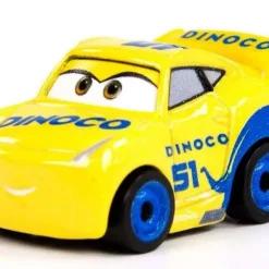 Deals 🧨 Disney Cars Die Cast Mini Racers Dinoco Cruz Ramirez Car [Loose] 😉
