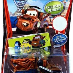 Budget 🔥 Disney / Pixar Cars Cars 2 Main Series Pit Crew Mater Exclusive Diecast Car 👏