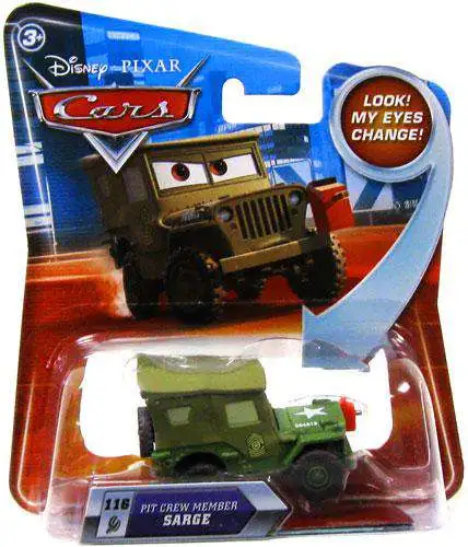 Outlet π Disney / Pixar Cars Lenticular Eyes Series 2 Pit Crew Member Sarge Diecast Car π 1 Outlet π Disney / Pixar Cars Lenticular Eyes Series 2 Pit Crew Member Sarge Diecast Car π