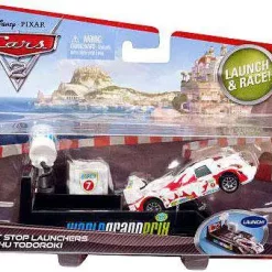 Best reviews of 🔥 Disney / Pixar Cars Cars 2 Pit Stop Launchers Shu Todoroki Diecast Car [With Launcher] ⭐