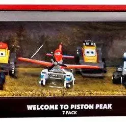 Deals 😀 Disney Planes Fire & Rescue Welcome to Piston Peak Exclusive Diecast Vehicle 7-Pack 🌟