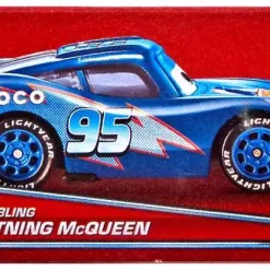 Brand new 🥰 Disney / Pixar Cars Puzzle Box Series 1 Bling Bling Lightning McQueen Diecast Car #5/6 🥰