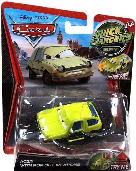 Best deal ๐ Disney / Pixar Cars Quick Changers Spy Acer with Pop-Out Weapons Diecast Car โ๏ธ 1 Best deal ๐ Disney / Pixar Cars Quick Changers Spy Acer with Pop-Out Weapons Diecast Car โ๏ธ