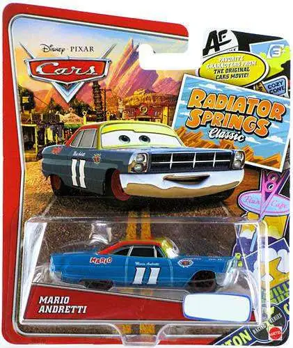 Brand new π€© Disney / Pixar Cars Radiator Springs Classic Mario Andretti Exclusive Diecast Car π 1 Brand new π€© Disney / Pixar Cars Radiator Springs Classic Mario Andretti Exclusive Diecast Car π