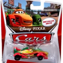 New 🔥 Disney / Pixar Cars Series 3 Rip Clutchgoneski Diecast Car [Metallic Finish] ⌛