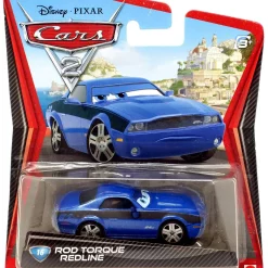 Coupon 🛒 Disney / Pixar Cars Cars 2 Main Series Rod Torque Redline Diecast Car [Damaged Package] 👍