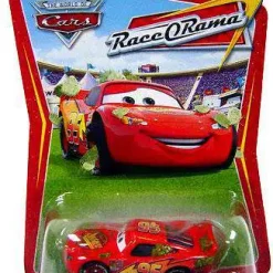 Best Pirce 🔔 Disney / Pixar Cars The World of Cars Race-O-Rama Cactus Lightning McQueen Diecast Car #6 ✨