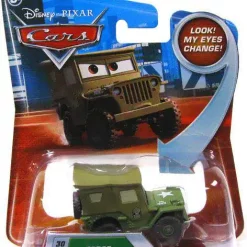 Brand new 🥰 Disney / Pixar Cars Lenticular Eyes Series 2 Sarge Diecast Car 👏
