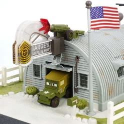 Cheap ⌛ Disney / Pixar Cars Precision Series Sarge's Surplus Hut Playset 🥰 -Disney Cars Shop sargesurplushut inset3