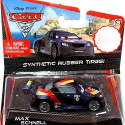 Outlet 🛒 Disney / Pixar Cars Cars 2 Synthetic Rubber Tires Max Schnell Exclusive Diecast Car 🧨