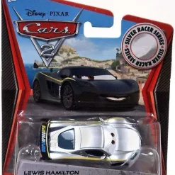 Cheapest 🌟 Disney / Pixar Cars Cars 2 Silver Racer Series Lewis Hamilton with Metallic Finish Exclusive Diecast Car 😀