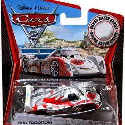 Deals ✨ Disney / Pixar Cars Cars 2 Silver Racer Series Shu Todoroki with Metallic Finish Exclusive Diecast Car ⭐
